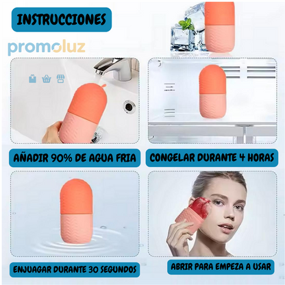 MOLDE DE SILICONA PARA HIELO FACIAL